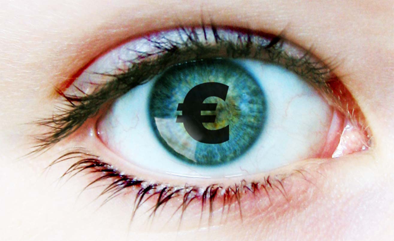 Глазки деньги. Евро в глазах. Деньги в глазах. Деньги в глазах картинка. Глаз на валюте.